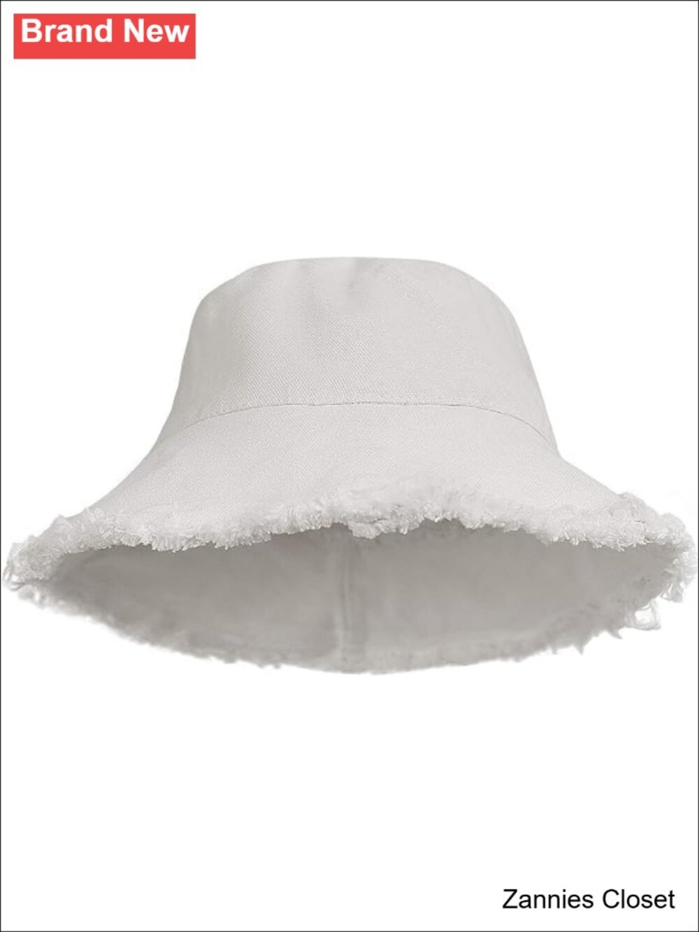 🤠 Frayed Edge Distressed Canvas Bucket Hat Foldable Sun Beach Fisherman Cap